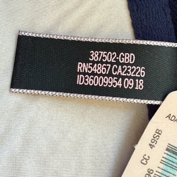 Victoria’s Secret Bra Blue Embellished Lace Racerback Front Close 32DD - Picture 5 of 9